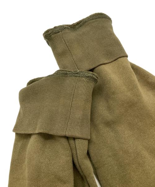 stussy（ステューシー）stussy (ステューシー) Overdyed Stock Logo Mock Neck Sweat オリーブ サイズ:Ｌの古着・服飾アイテム
