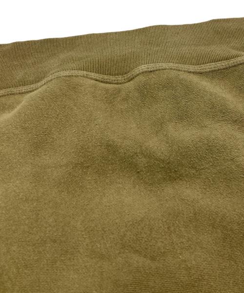 stussy（ステューシー）stussy (ステューシー) Overdyed Stock Logo Mock Neck Sweat オリーブ サイズ:Ｌの古着・服飾アイテム