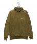 stussy（ステューシー）の古着「Overdyed Stock Logo Mock Neck Sweat」｜オリーブ