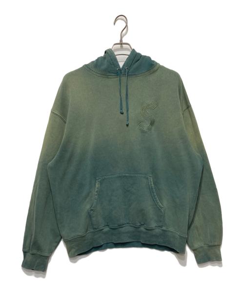 SUPREME（シュプリーム）SUPREME (シュプリーム) Overdyed S Logo Sweatshirt グリーン サイズ:Ｌの古着・服飾アイテム