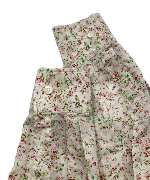 45rpm（45アールピーエム）45rpm (45アールピーエム) 花柄ロングシャツワンピース ホワイト×グリーン サイズ:2の古着・服飾アイテム