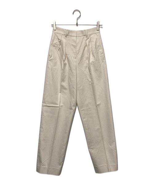 TORY BURCH（トリーバーチ）TORY BURCH (トリーバーチ) タックパンツ ベージュの古着・服飾アイテム