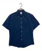 BROOKS BROTHERSブルックスブラザーズ）の古着「半袖シャツ」｜ネイビー