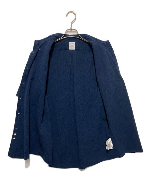 BROOKS BROTHERS（ブルックスブラザーズ）BROOKS BROTHERS (ブルックスブラザーズ) 半袖シャツ ネイビー サイズ:Ｌの古着・服飾アイテム
