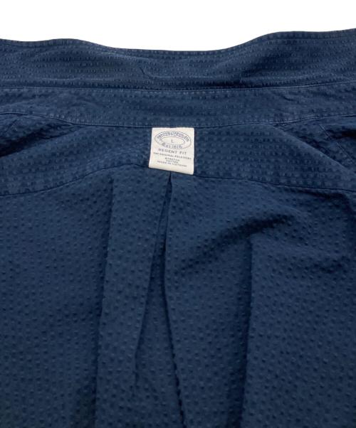 BROOKS BROTHERS（ブルックスブラザーズ）BROOKS BROTHERS (ブルックスブラザーズ) 半袖シャツ ネイビー サイズ:Ｌの古着・服飾アイテム