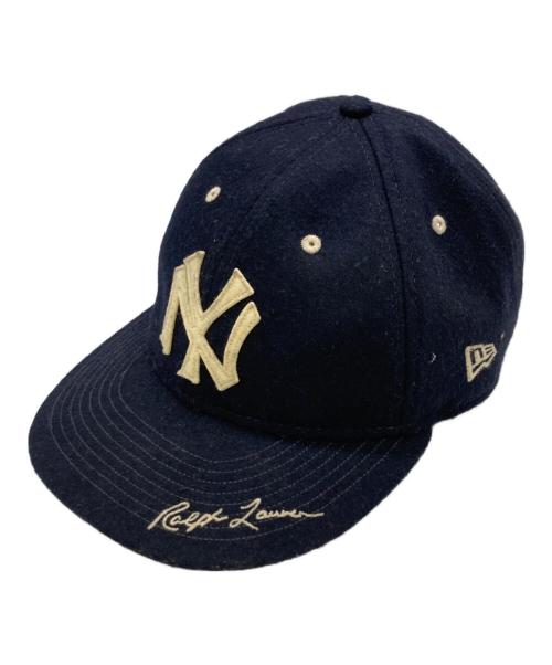 New Era（ニューエラ）New Era (ニューエラ) POLO RALPH LAUREN (ポロ・ラルフローレン) NYキャップ ネイビーの古着・服飾アイテム
