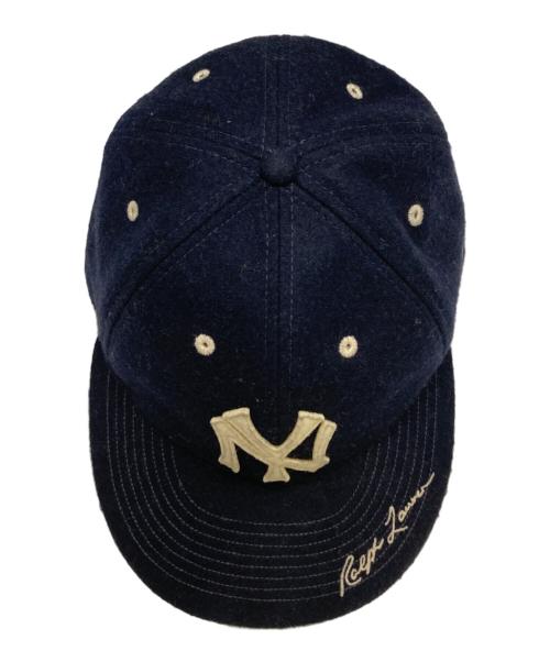 New Era（ニューエラ）New Era (ニューエラ) POLO RALPH LAUREN (ポロ・ラルフローレン) NYキャップ ネイビーの古着・服飾アイテム