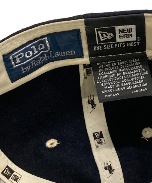 New Era（ニューエラ）New Era (ニューエラ) POLO RALPH LAUREN (ポロ・ラルフローレン) NYキャップ ネイビーの古着・服飾アイテム
