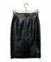 LOEWE（ロエベ）の古着「ナッパレザースカート」｜ブラック