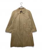 Burberry'sバーバリーズ）の古着「裏ノヴァチェックステンカラーコート」｜ベージュ