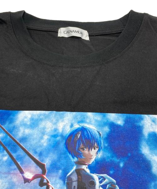 CALNAMUR（カルナムール）CALNAMUR (カルナムール) キャラクタープリントTシャツ ブラック サイズ:Fの古着・服飾アイテム