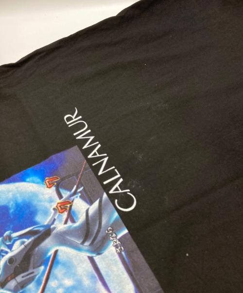 CALNAMUR（カルナムール）CALNAMUR (カルナムール) キャラクタープリントTシャツ ブラック サイズ:Fの古着・服飾アイテム