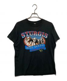 USED（ユーズド）の古着「両面プリントTシャツ」｜ブラック