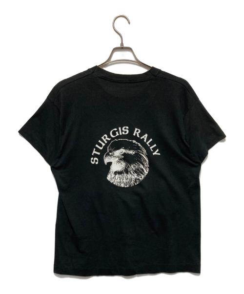 USED（ユーズド）USED (ユーズド) 両面プリントTシャツ ブラック サイズ:Lの古着・服飾アイテム