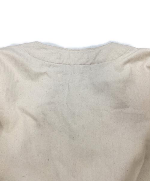 Engineered Garments（エンジニアドガーメンツ）Engineered Garments (エンジニアド ガーメンツ) ノーカラーカバーオール アイボリー サイズ:Ｌの古着・服飾アイテム