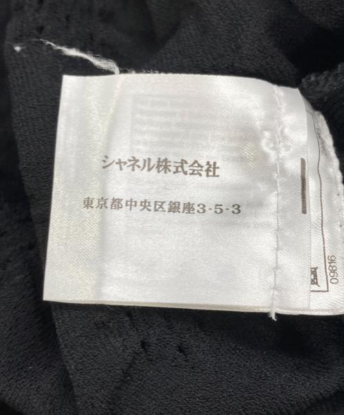 CHANEL（シャネル）CHANEL (シャネル) ココマークボタン カーディガン ブラック サイズ:38の古着・服飾アイテム