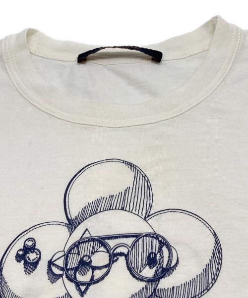 LOUIS VUITTON（ルイ ヴィトン）LOUIS VUITTON (ルイ ヴィトン) ヴィヴィエンヌ クルーネックTシャツ ホワイト サイズ:Sの古着・服飾アイテム