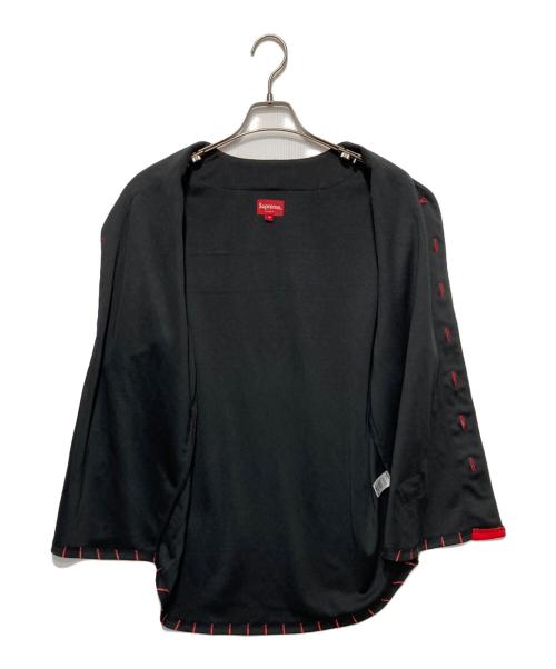 SUPREME（シュプリーム）SUPREME (シュプリーム) Vertical Logo Baseball Jersey レッド×ブラック サイズ:Ｍの古着・服飾アイテム