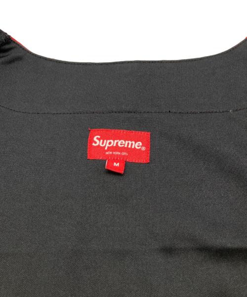SUPREME（シュプリーム）SUPREME (シュプリーム) Vertical Logo Baseball Jersey レッド×ブラック サイズ:Ｍの古着・服飾アイテム
