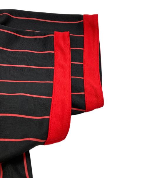SUPREME（シュプリーム）SUPREME (シュプリーム) Vertical Logo Baseball Jersey レッド×ブラック サイズ:Ｍの古着・服飾アイテム