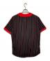 SUPREME (シュプリーム) Vertical Logo Baseball Jersey レッド×ブラック サイズ:Ｍ：11000円
