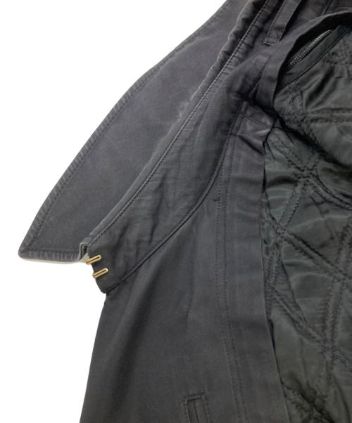 Aquascutum（アクアスキュータム）Aquascutum (アクアスキュータム) ライナー付きシングルトレンチコート ブラック サイズ:38の古着・服飾アイテム