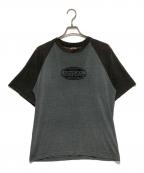HARLEY-DAVIDSONハーレーダビッドソン）の古着「ラグランTシャツ」｜グレー