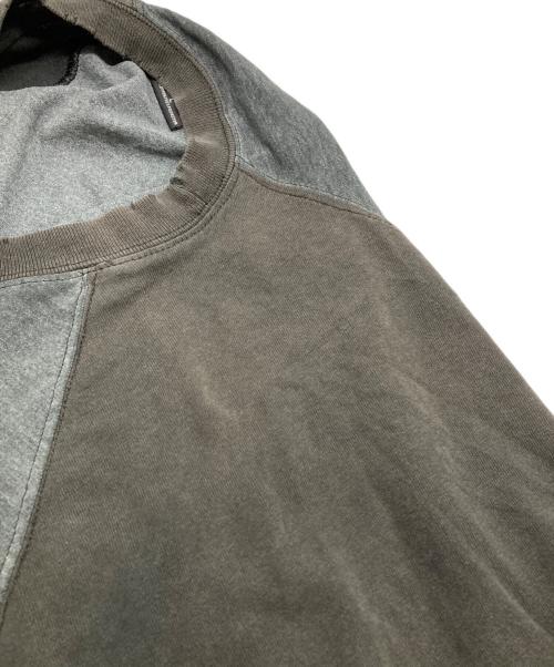 HARLEY-DAVIDSON（ハーレーダビッドソン）HARLEY-DAVIDSON (ハーレーダビッドソン) ラグランTシャツ グレー サイズ:Ｌの古着・服飾アイテム