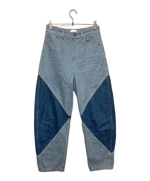 GANNI（ガニー）GANNI (ガニー) STARYバイカラーデニムパンツ インディゴ サイズ:29の古着・服飾アイテム