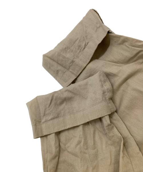 Plage（プラージュ）Plage (プラージュ) Lawn ボリューム Flare ワンピース ベージュ サイズ:36の古着・服飾アイテム