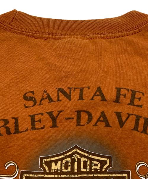 HARLEY-DAVIDSON（ハーレーダビッドソン）HARLEY-DAVIDSON (ハーレーダビッドソン) プリントTシャツ オレンジ サイズ:2XLの古着・服飾アイテム