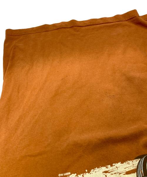 HARLEY-DAVIDSON（ハーレーダビッドソン）HARLEY-DAVIDSON (ハーレーダビッドソン) プリントTシャツ オレンジ サイズ:2XLの古着・服飾アイテム