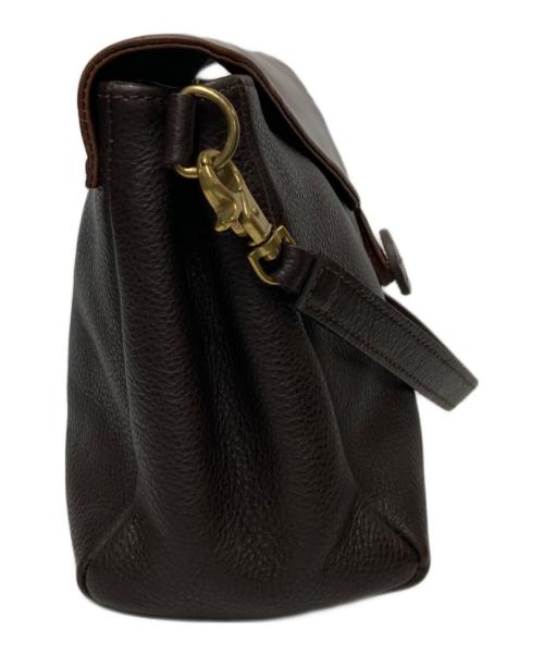 Diu（ディウ）Diu (ディウ) レザーショルダーバッグ ブラウンの古着・服飾アイテム