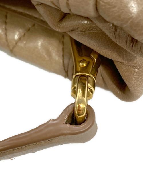 MIU MIU（ミュウミュウ）MIU MIU (ミュウミュウ) TRAPU 2WAYショルダーバッグ ベージュの古着・服飾アイテム