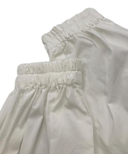 BEARDSLEY（ビアズリー）BEARDSLEY (ビアズリー) ジレセットギャザーカフスシャツ ホワイト×グレー サイズ:Fの古着・服飾アイテム