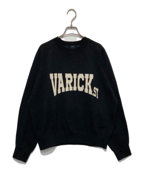 FRAMeWORK（フレームワーク）FRAMeWORK (フレームワーク) ジャガードロゴSWEATニット ブラック サイズ:表記無しの古着・服飾アイテム