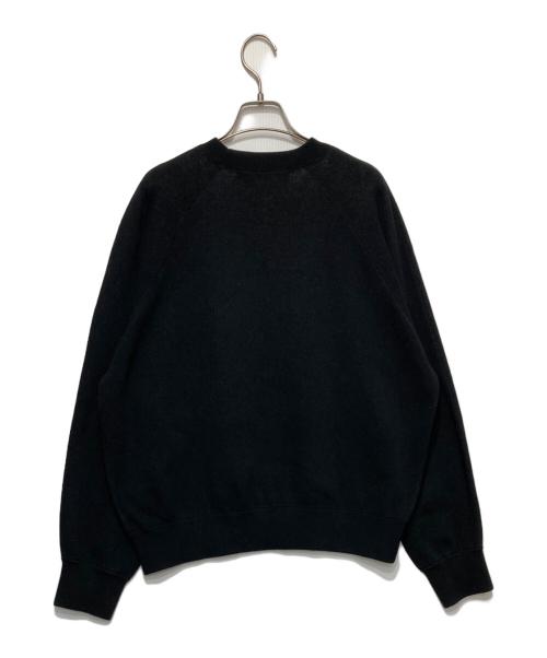 FRAMeWORK（フレームワーク）FRAMeWORK (フレームワーク) ジャガードロゴSWEATニット ブラック サイズ:表記無しの古着・服飾アイテム