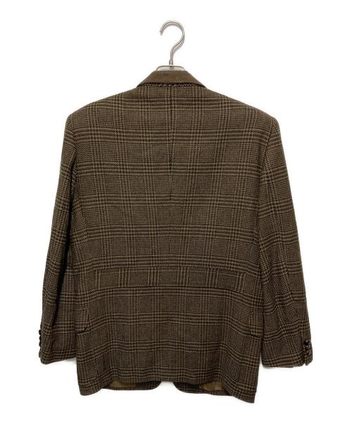 Christian Dior MONSIEUR（クリスチャンディオールムッシュ）Christian Dior MONSIEUR (クリスチャンディオールムッシュ) スエードカラー2Bジャケット ブラウン サイズ:Mの古着・服飾アイテム