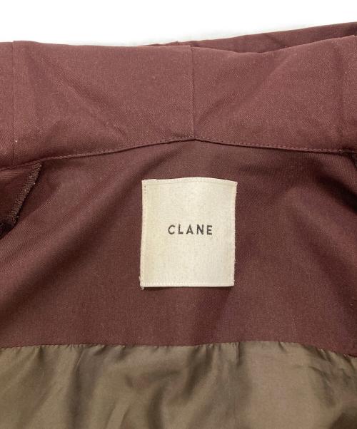 CLANE（クラネ）CLANE (クラネ) MILITARY LAYER BOA COAT ブラウン×ワインレッド サイズ:1の古着・服飾アイテム