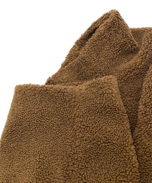 CLANE（クラネ）CLANE (クラネ) MILITARY LAYER BOA COAT ブラウン×ワインレッド サイズ:1の古着・服飾アイテム