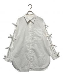 Ameri（アメリ）の古着「2WAY RIBBON SLEEVE SHIRT」｜ホワイト