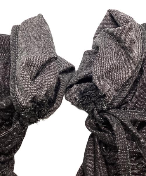 emmi（エミ）emmi (エミ) 袖ギャザーワンピース ブラック サイズ:1の古着・服飾アイテム