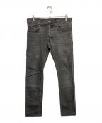 Saint Laurent Parisサンローランパリ）の古着「SAND WASH JEANS」｜ブラック