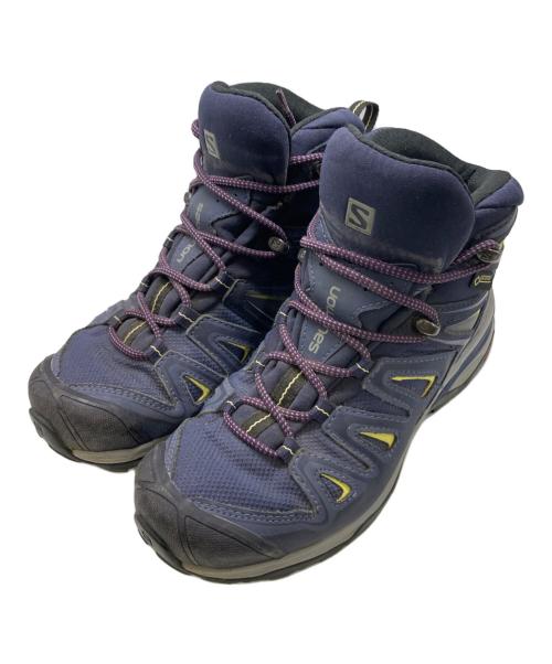 SALOMON（サロモン）SALOMON (サロモン) トレッキングシューズ ネイビー サイズ:22.5の古着・服飾アイテム