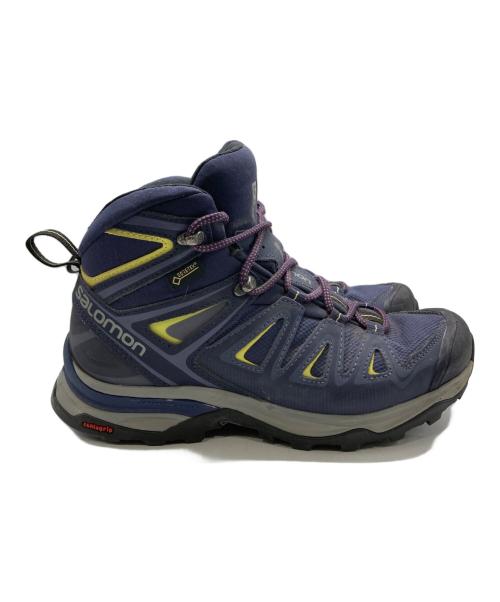 SALOMON（サロモン）SALOMON (サロモン) トレッキングシューズ ネイビー サイズ:22.5の古着・服飾アイテム