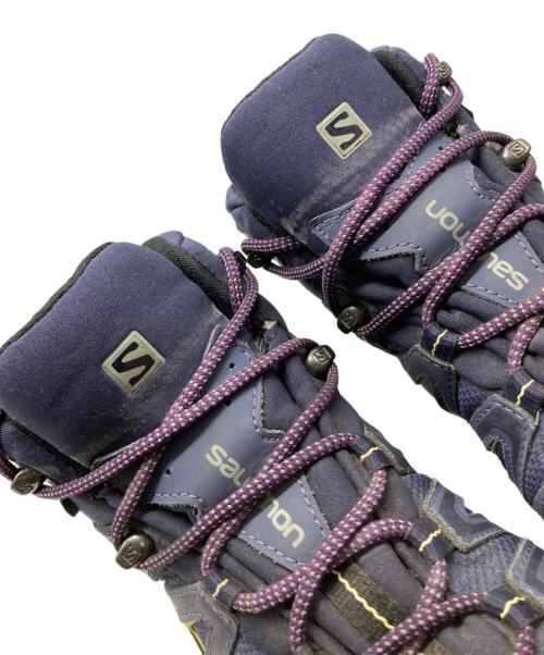 SALOMON（サロモン）SALOMON (サロモン) トレッキングシューズ ネイビー サイズ:22.5の古着・服飾アイテム