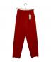Whim Gazette（ウィムガゼット）の古着「カラータックパンツ」｜レッド