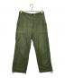 US ARMY（ユーエスアーミー）の古着「ベイカーパンツ」｜グリーン
