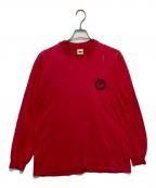 SANTA CRUZサンタクルーズ）の古着「プリントカットソー」｜レッド