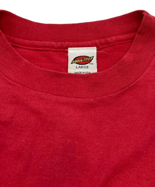 SANTA CRUZ（サンタクルーズ）SANTA CRUZ (サンタクルーズ) プリントカットソー レッド サイズ:Ｌの古着・服飾アイテム
